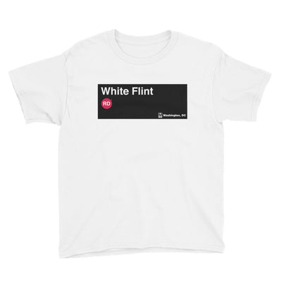 white Flint Youth T-Shirt - DCMetroStore